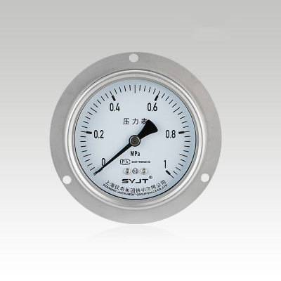 YB系列轴向型不锈钢压力表